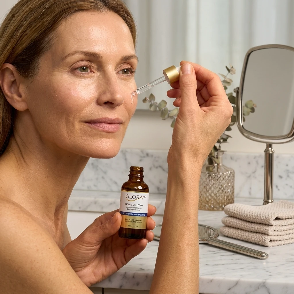 GloraMD Face Lift Serum lifestyle photo